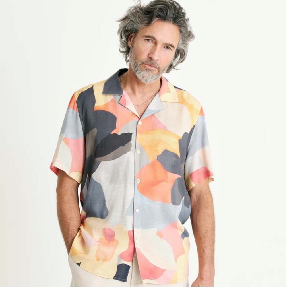 Wax London Didcot men’s short sleeve shirt XXL